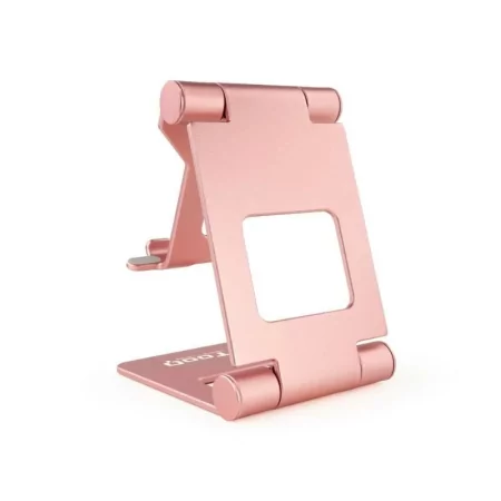 Kontrolsat - Suporte de Mesa Ajustável TooQ - P/ Telemóvel / Tablet - 10" - Rosa - PH-KEOPS-OCASO
