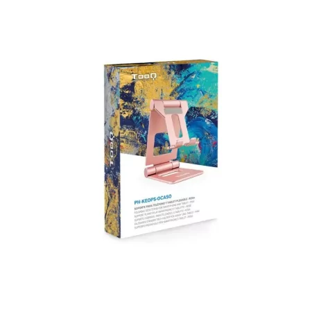 Kontrolsat - TooQ Adjustable Desk Stand - For Cell Phone / Tablet - 10" - Pink - PH-KEOPS-OCASO