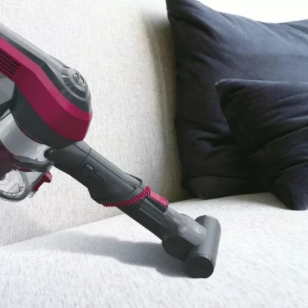 Kontrolsat - Aspirador Vertical Hoover - 0.7L - 22V - 240W - Cinza / Vermelho - HF110P011