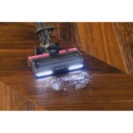 Kontrolsat - Aspirador Vertical Hoover HF9 - Anti-Twist - 350W - 21.6V - Preto / Rosa - HF920H Kontrolsat - Aspirador Vertical Hoover HF9 - Anti-Twist - 350W - 21.6V - Preto / Rosa - HF920H