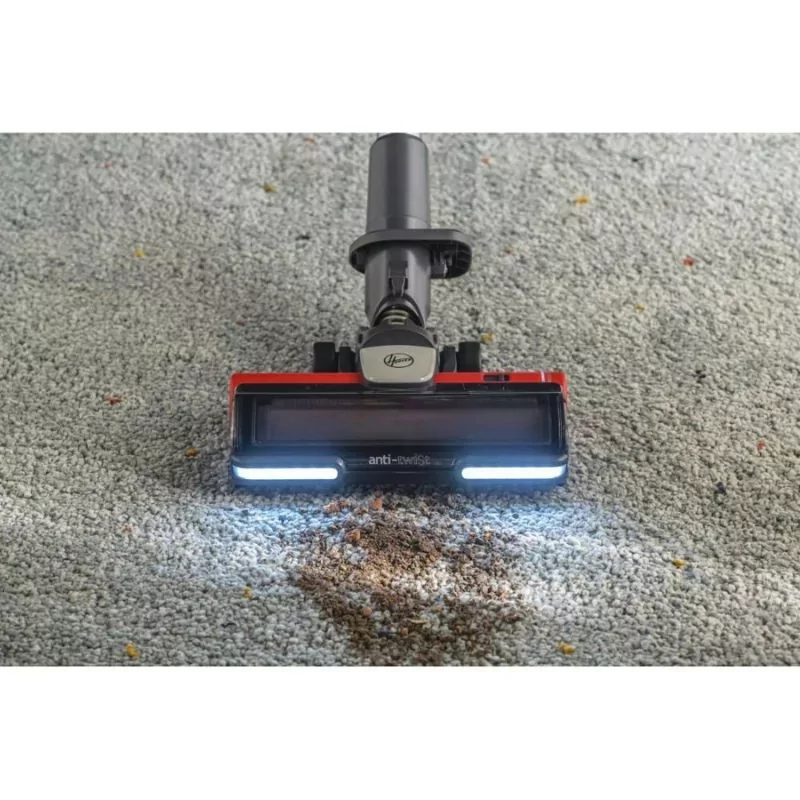 Kontrolsat - Aspirador Vertical Hoover HF9 - Anti-Twist - 350W - 21.6V - Preto / Vermelho - HF920H