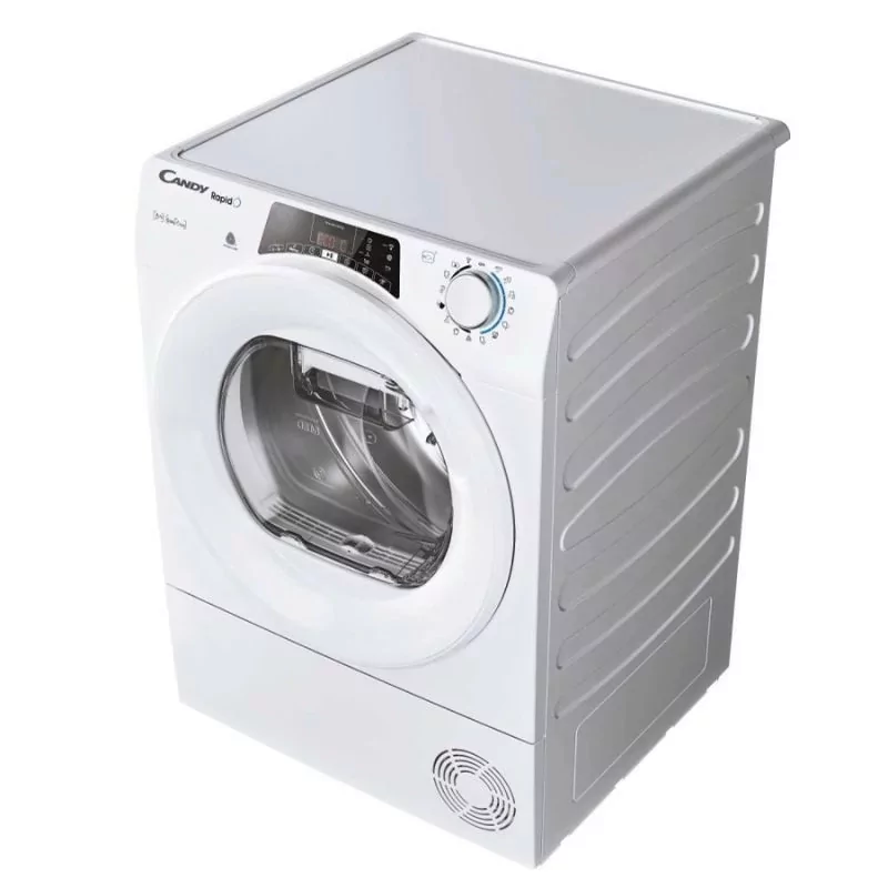 Kontrolsat - Máquina Secar Roupa Candy ROE H8A2TE-S (8kg - Bomba de Calor - Classe E) - Secagem Inteligente Wi-Fi