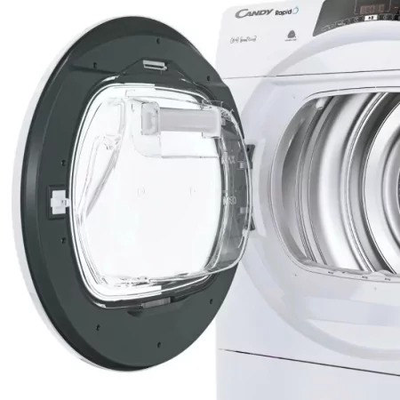 Kontrolsat - Candy Tumble Dryer - 8Kg - Heat Pump - Class A++ - White - Wi-Fi - ROE H8A2TE-S Kontrolsat - Candy Tumble Dryer - 8Kg - Heat Pump - Class A++ - White - Wi-Fi - ROE H8A2TE-S