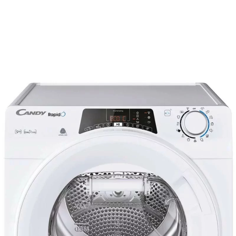 Kontrolsat - Candy Tumble Dryer - 9Kg - Heat Pump - Class A++ - White - ROE H9A2TE-S