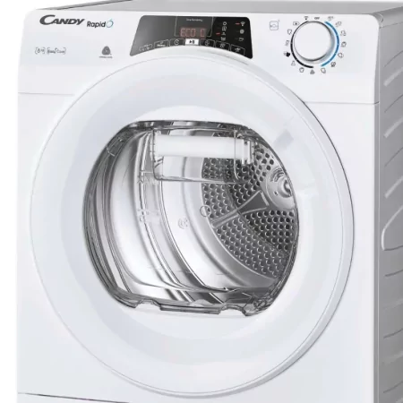 Kontrolsat - Máquina Secar Roupa Candy ROE H8A2TE-S (8kg - Bomba de Calor - Classe E) - Secagem Inteligente Wi-Fi