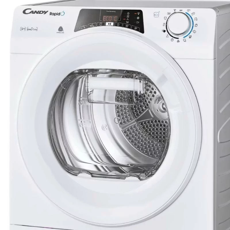 Kontrolsat - Máquina de Secar Roupa Candy - 9Kg - Bomba de Calor - Classe E - Branca - ROE H9A2TE-S