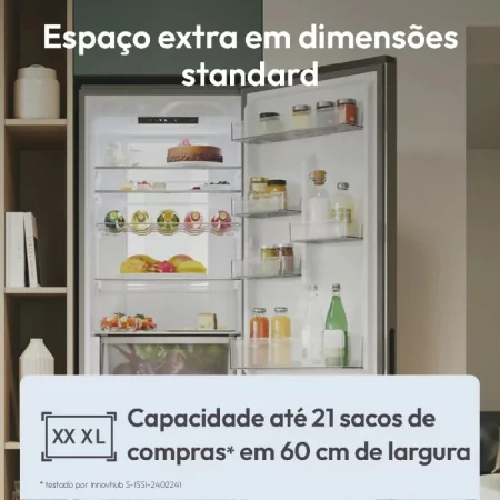 Kontrolsat - Candy CNCQ2T618EX Fridge Freezer (355L - Class E - Inox)