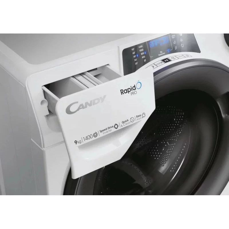 Kontrolsat - Maquina Lavar Roupa Candy - (9Kg - 1400rpm ) RP496BWMR/1