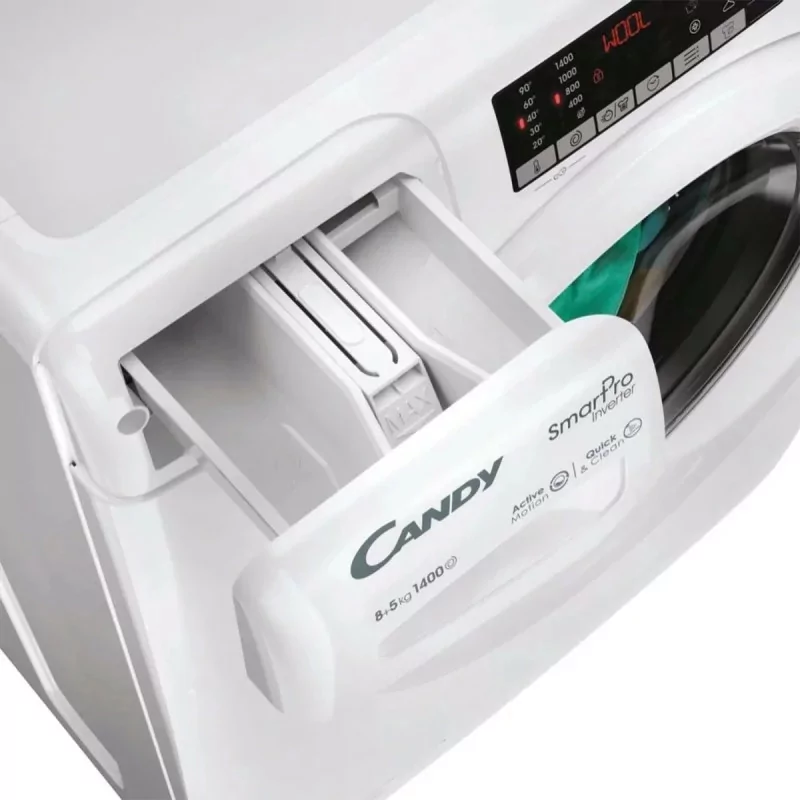 Kontrolsat - Máquina de Lavar e Secar Roupa Candy COW4854TWM6/1-S (8kg/5kg - 1400rpm - Classe A/D)