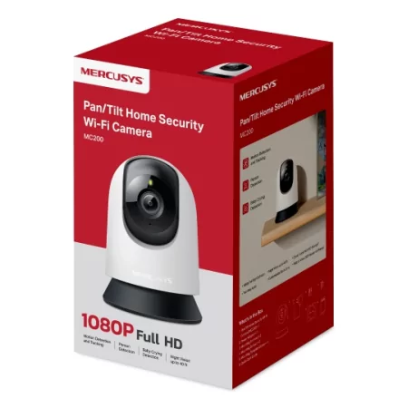 Mercusys MC210 Wi-Fi Camera (Full HD - PTZ - Night Vision)