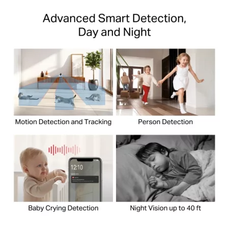 Mercusys MC200 Pan/Tilt Wi-Fi Camera (Full HD 1080p - Night Vision - Two-Way Audio)