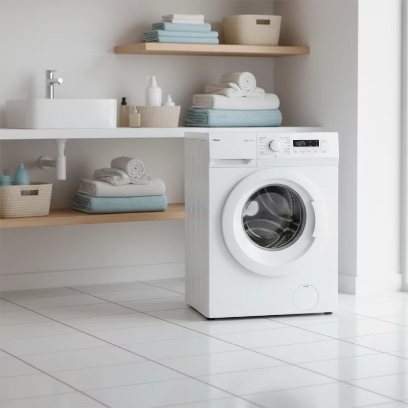 Maquina de Lavar Roupa Teka WMK 10620 WH (6 kg - 1200 rpm - Branco)