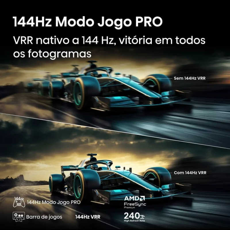 Smart TV Hisense 55E8Q Mini LED 55" (139 cm) 4K 144Hz Dolby Vision