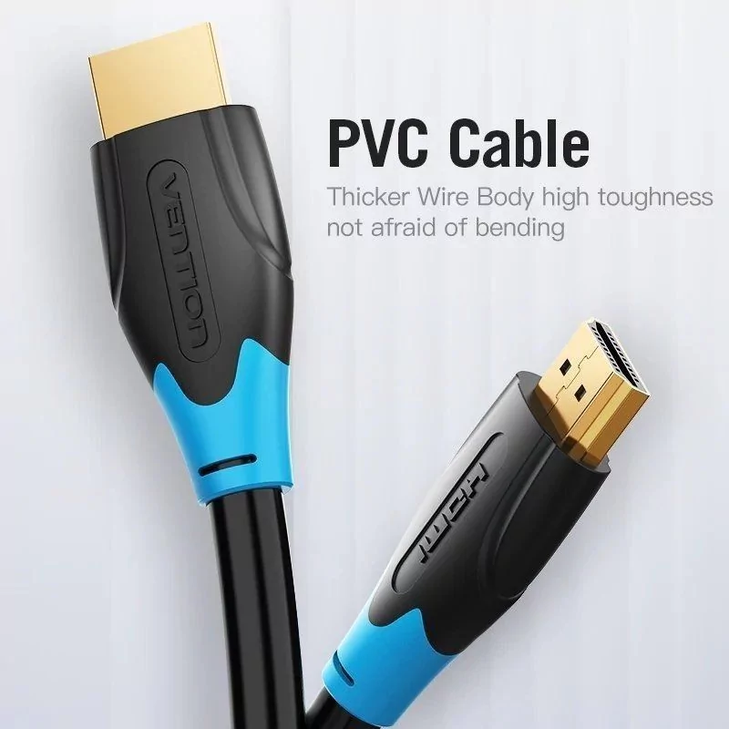 Cabo HDMI 20m 2.0 4K Vention - AACBQ - HDMI Macho para HDMI Macho - Azul