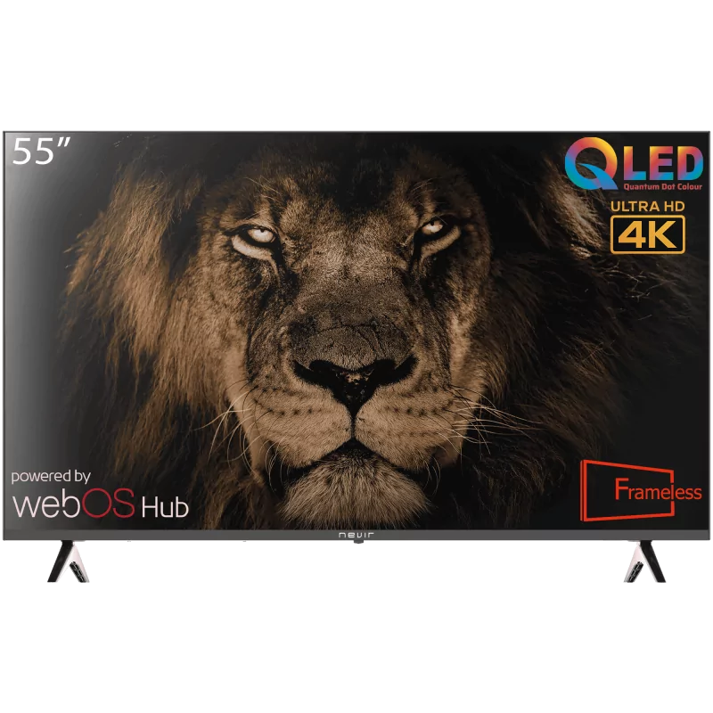 Smart TV Frameless Nevir 55" - (QLED- 4K - WebOS) - NVR-Q8480-55KWBA