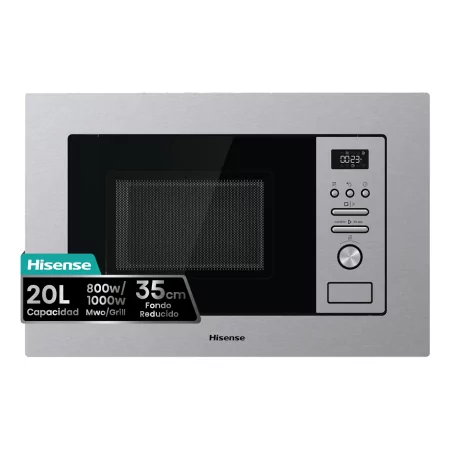 Microondas Hisense 320G41X (20 L - Com Grill - Aço Inoxidável)