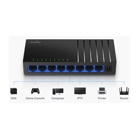 Cudy Switch - 8 Gigabit Ports - UnManaged - GS108D