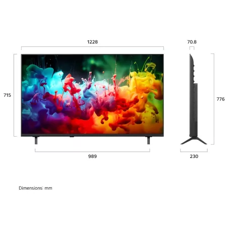 Smart TV LG 55QNED7EB 55" (140 cm) QNED Mini LED 4K UHD AI α7 Gen9 HDR10 Magic Remote
