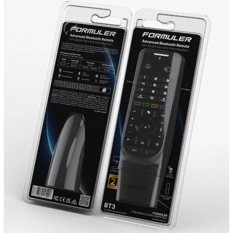 Formuler Voice Command - (Backlight - Customizable) - GTV-BT3 Formuler Voice Command - (Backlight - Customizable) - GTV-BT3