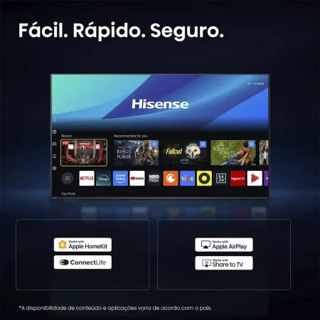 Smart TV Hisense 40A4S de 40" (100 cm) Full HD VIDAA U9