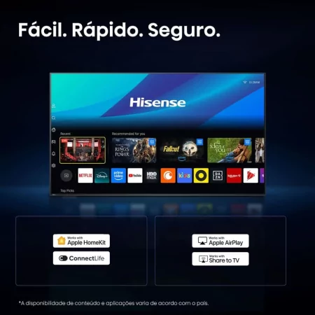 Smart TV Hisense 32A5S 32" (80 cm) QLED Full HD Dolby Atmos VIDAA U9