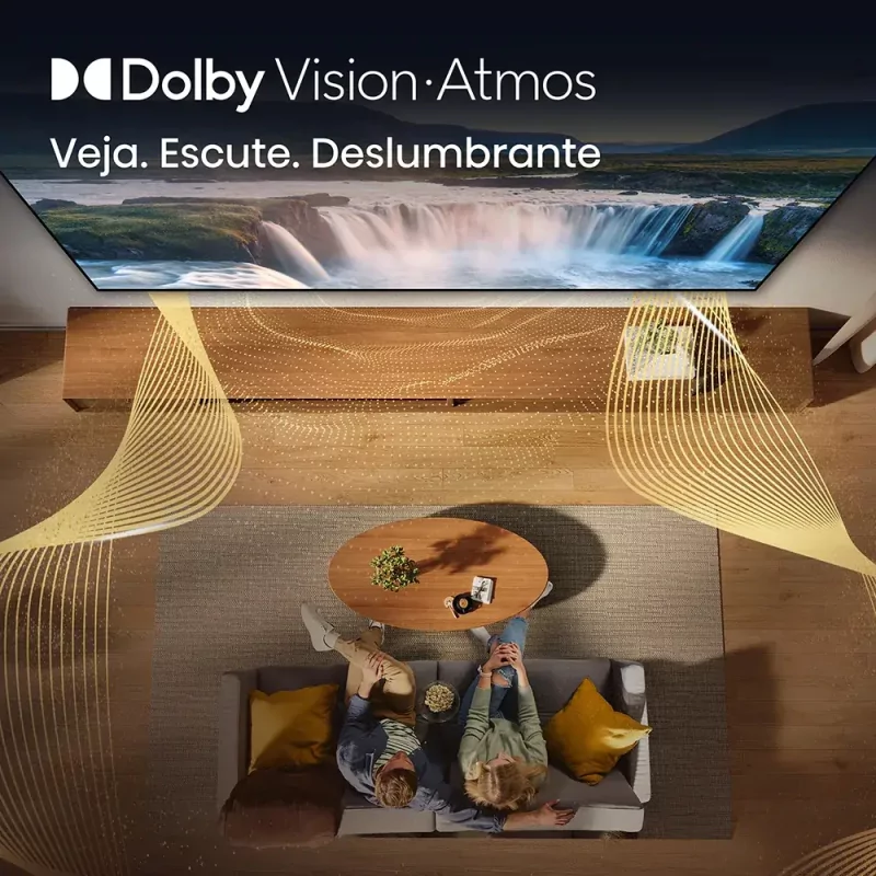 Smart TV Hisense 65E7S 65" (164 cm) QLED 4K Dolby Vision IQ VIDAA U9.5