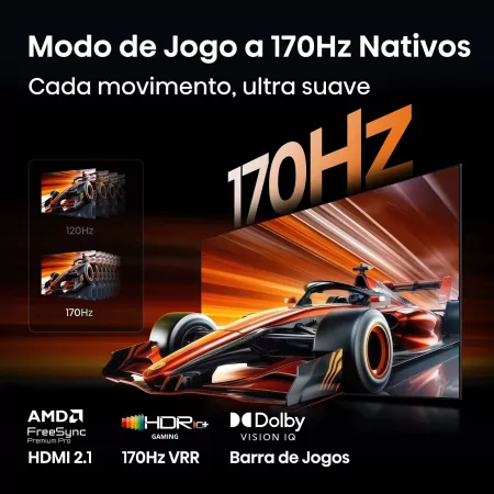 Smart TV Hisense 65UR9S 65" (164 cm) RGB MiniLED 4K 170Hz Dolby Vision IQ IMAX Enhancer VIDAA U9.5