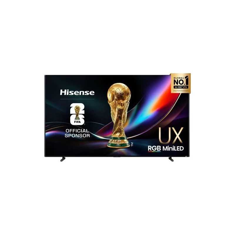 Smart TV Hisense 116UXQ 116" (293 cm) RGB MiniLED 4K 165Hz Dolby Vision IQ IMAX Enhancer VIDAA U9