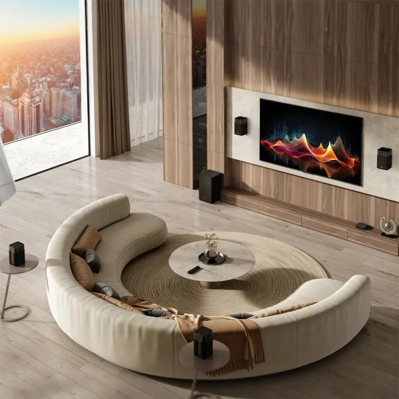 Soundbar Hisense HT Saturn 360W - 4.1.2 CH, Home Theater, Dolby Atmos, DTS Virtual: X, Hi-Concerto, EzPlay