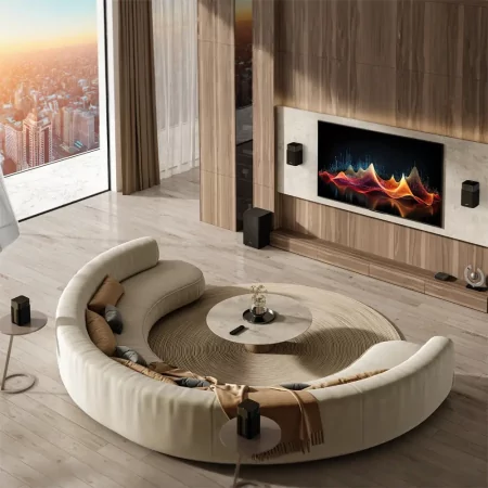 Soundbar Hisense HT Saturn 360W - 4.1.2 CH, Home Theather, Dolby Atmos, DTS Virtual: X, Hi-Concerto, EzPlay