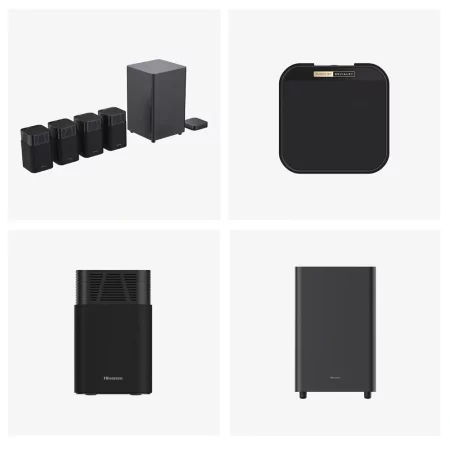Soundbar Hisense HT Saturn 360W - 4.1.2 CH, Home Theater, Dolby Atmos, DTS Virtual: X, Hi-Concerto, EzPlay