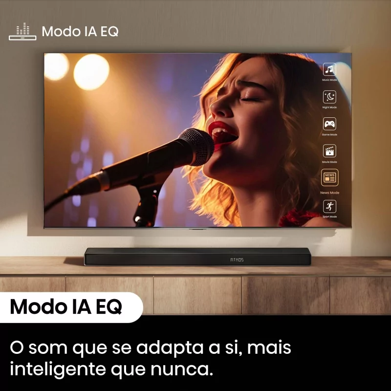 Barra de sonido Hisense AX AX5140Q de 600 W - 5.1.4 canales, Dolby Atmos, DTS Virtual: X, Hi-Concerto, EzPlay