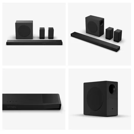 Barra de sonido Hisense AX AX5140Q de 600 W - 5.1.4 canales, Dolby Atmos, DTS Virtual: X, Hi-Concerto, EzPlay