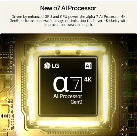 Smart TV LG 50NU850B6LA de 50" (127 cm) NANO 4K UHD AI α7 Gen9 60Hz HDR10 Pro webOS 26