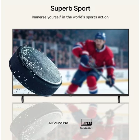 Smart TV LG 65NU850B6LA de 65" (165 cm) NANO 4K UHD AI α7 Gen9 60Hz HDR10 Pro webOS 26