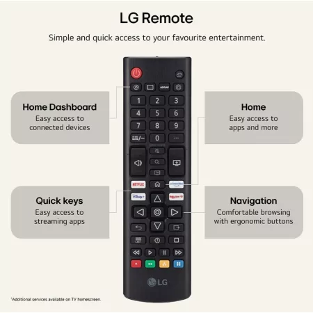 Smart TV LG 65NU850B6LA de 65" (165 cm) NANO 4K UHD AI α7 Gen9 60Hz HDR10 Pro webOS 26