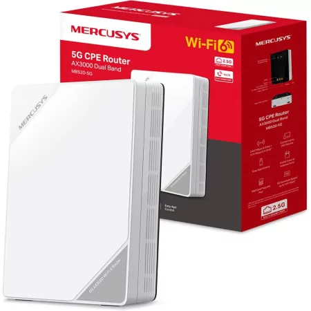 Router 5G Mercusys MB520-5G AX3000 Wi-Fi 6 2.5GbE Mesh