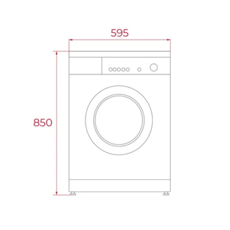 Lavadora de Ropa Teka - (8Kg - 15 Programas - Clase A - Blanca) - WMK 40840 WH