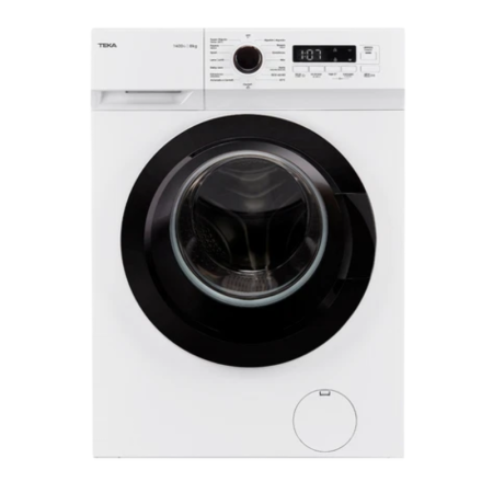 Lavadora de Ropa Teka - (8Kg - 15 Programas - Clase A - Blanca) - WMK 40840 WH