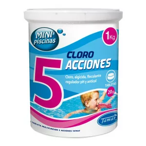 Cloro 5 ações pastilha 20gr...