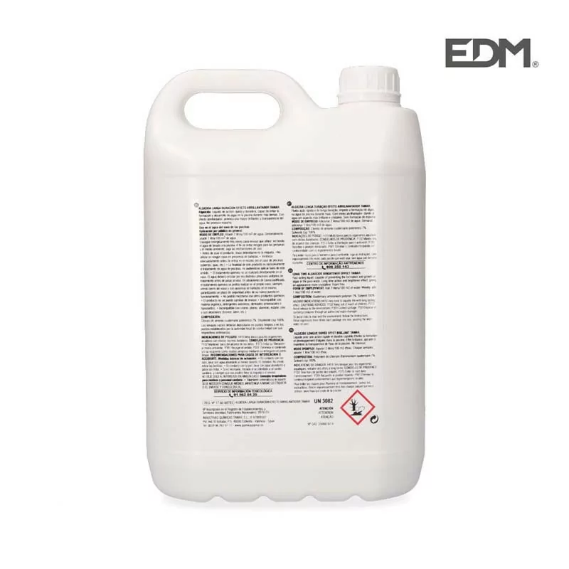 Algicida de Longa Duração EDM - Efeito Abrilhantador - 5 Litros - Fusão