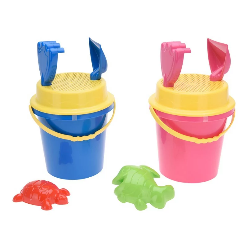 Set balde infantil praia 5 acessórios