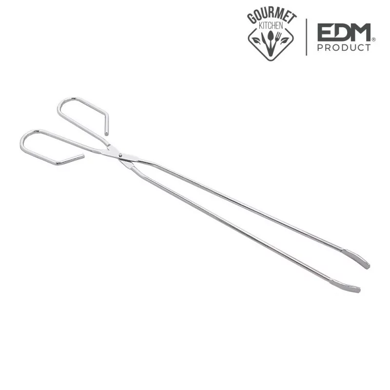 Pinça para Carne Barbecue EDM - Cromada Pinça para Carne Barbecue EDM - Cromada