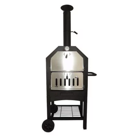 Barbacoa de Carvão EDM con Horno de Pedra