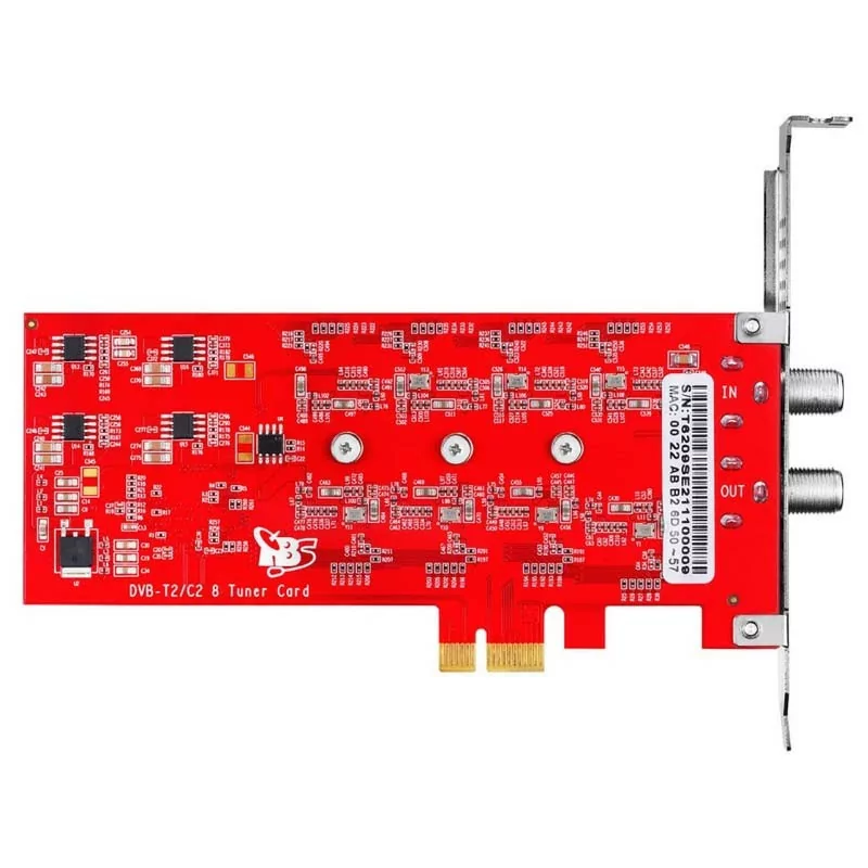 TBS DVB-T2/C2/T/C(J.83A/B/C)/ISDB-T/C /ATSC1.0 Octa TV Tuner Card