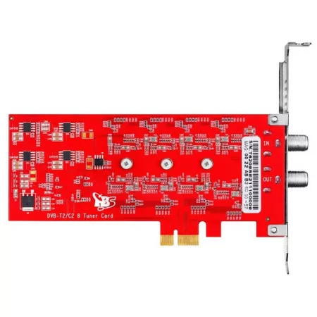 TBS DVB-T2/C2/T/C(J.83A/B/C)/ISDB-T/C /ATSC1.0 Octa TV Tuner Card