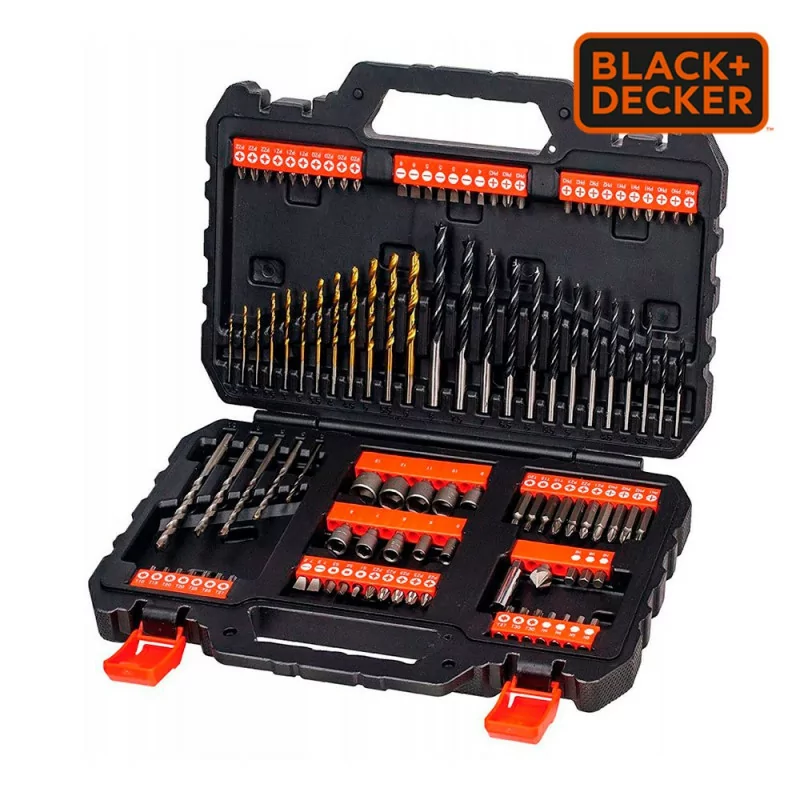 Black+Decker Drilling and Screwing Set - 109 Pieces - A7200