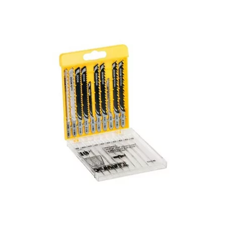 Conjunto de 10 Lâminas Tico Tico para Madeira Dewalt - DT2290-QZ