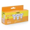 Conjunto 3 Lâmpadas Dicroicas EDM - LED - GU10 - 5 W - 450 LM - 3200 K - Luz Quente