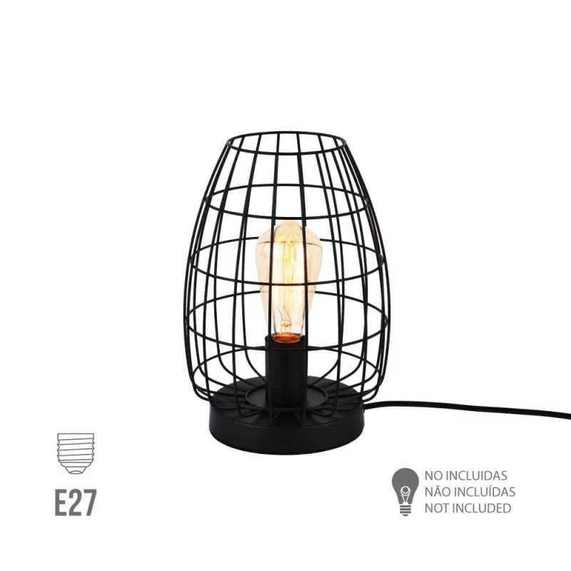 Lámpara de Mesa EDM - E27 - Metálico